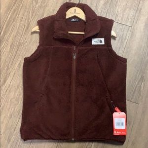 North face w’s campshire vest sequoia red